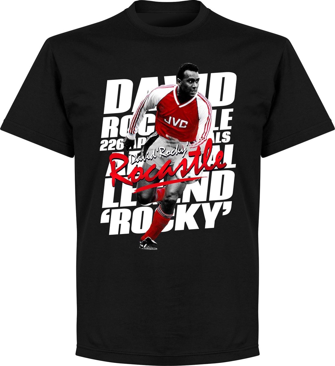 1098x1200.jpg David Rocastle Legend T-Shirt - Zwart - XS - Afbeelding 1