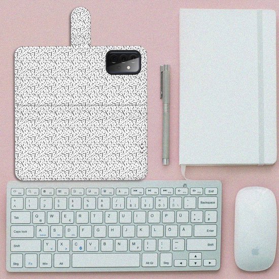 Cuir PU Protection Etui Housse pour Samsung Galaxy A72 Coque Téléphone Rayures Points