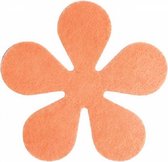 Papillon Glasonderzetters Bloem - Set van 6 Stuks - Oranje