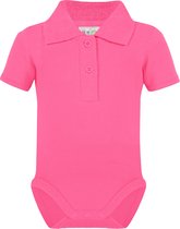 Link Kidswear Meisjes Romper GOTS - Cherry - Maat 86/92