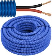 Flexibele voorbedrade buis met luidsprekerkabel - 2 x 2,5mm² Ø 16mm, 100 meter - FLEX FEHIFI2X25