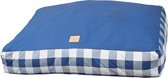 Boony Hondenkussen Comfort Ruit Blauw 100X70X17 CM