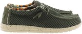 HEYDUDE Wally Sox Heren Instappers Musk | Bruin | Textiel | Maat 45