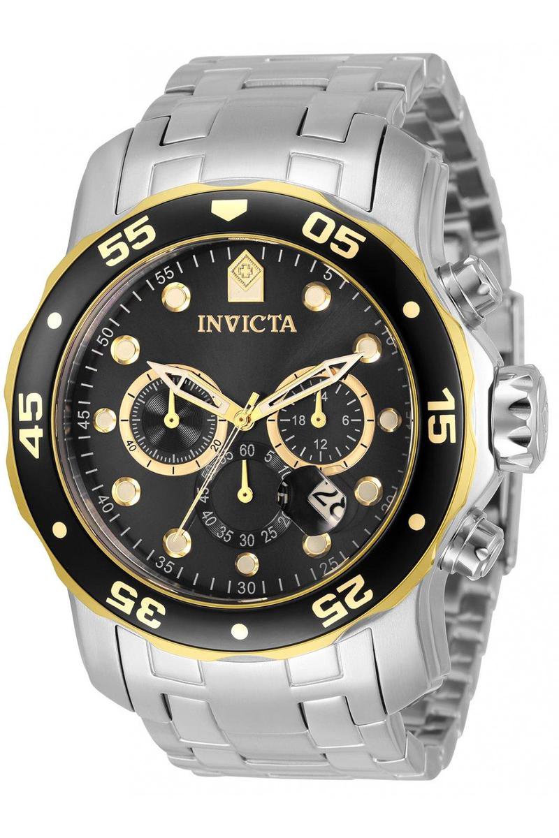 Invicta Pro Diver - SCUBA 33999 Heren Horloge - Waterdicht - Analoog - Quartz Uurwerk - Roestvrij Staal met zwarte Wijzerplaa