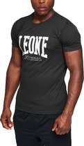 Leone T-Shirt Logo Zwart Small