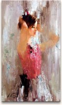 Handgeschilderd schilderij Olieverf op Canvas - Nikolai Blokhin - Ballerina