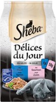 Sheba Delice Dujour Vis Gelei Multipack 6 x 50 gr