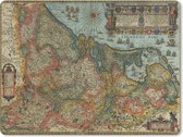 Muismat Historische landkaarten - Historische landkaart van Nederland muismat rubber - 23x19 cm - Muismat met foto