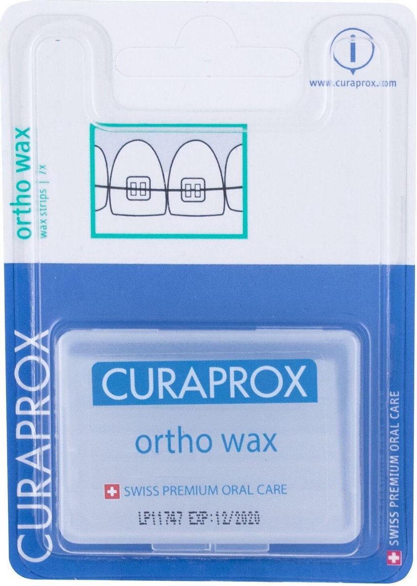 Curaprox - Orthodontic wax on braces (Ortho Wax) 7 x 0.53 g - 0.5g
