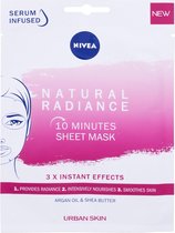 Nivea - Natural Radiance 10 Minutes Sheet Mask - Pleťová maska -