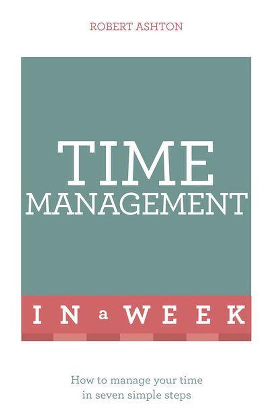Time Management In A Week - cover