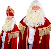 Sinterklaas Baardstel met losse snor kopen.