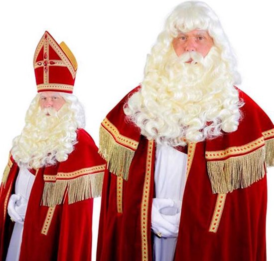 Sinterklaas Baardstel met losse snor kopen. | bol.com