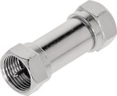 Valueline VLSP41941M Antenne Adapter F-male - F-male Zilver