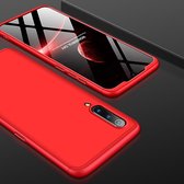 GKK Three Stage Splicing Full Coverage PC Case voor Xiaomi Mi 9 SE (rood)