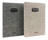 Brepols Schoolagenda 2021-2022 - Tessuto - Donkergrijs - 11.5 x 16.9 cm