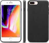 Voor iPhone 7 Plus / 8 Plus Denior V7 luxe auto rundleder ultradunne beschermhoes (zwart)