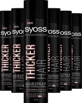 SYOSS Thicker Hair Haarlak 6x 400ml - Voordeelverpakking