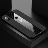Voor Geschikt voor Xiaomi Redmi Note 5 XINLI stiksels Doek textuur schokbestendige TPU beschermhoes (zwart)