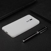 Voor OPPO Reno Z Candy Color TPU Case (wit)