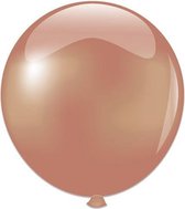 Topballon roségoud metallic 91 cm