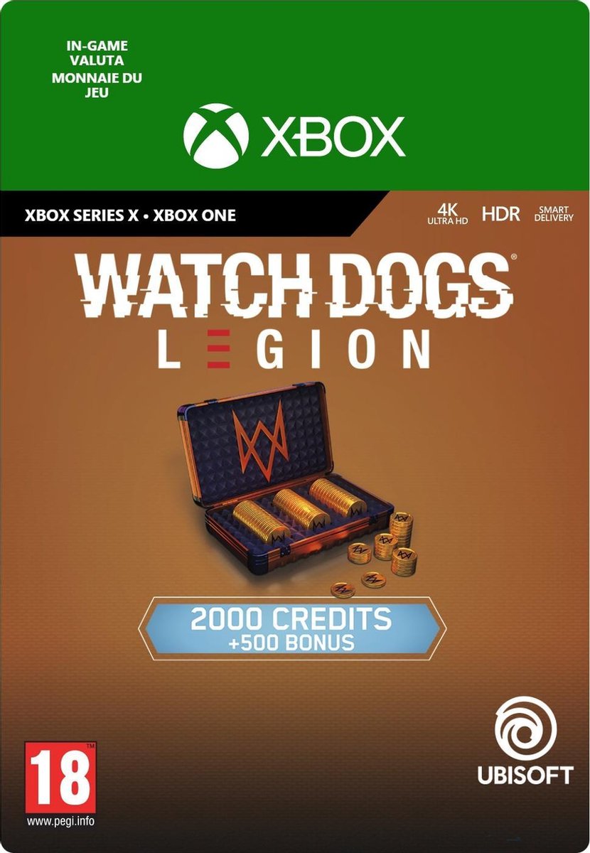 Watch Dogs Legion 2.500 WD Credits - In-game tegoed - Xbox One/Xbox Series X/S