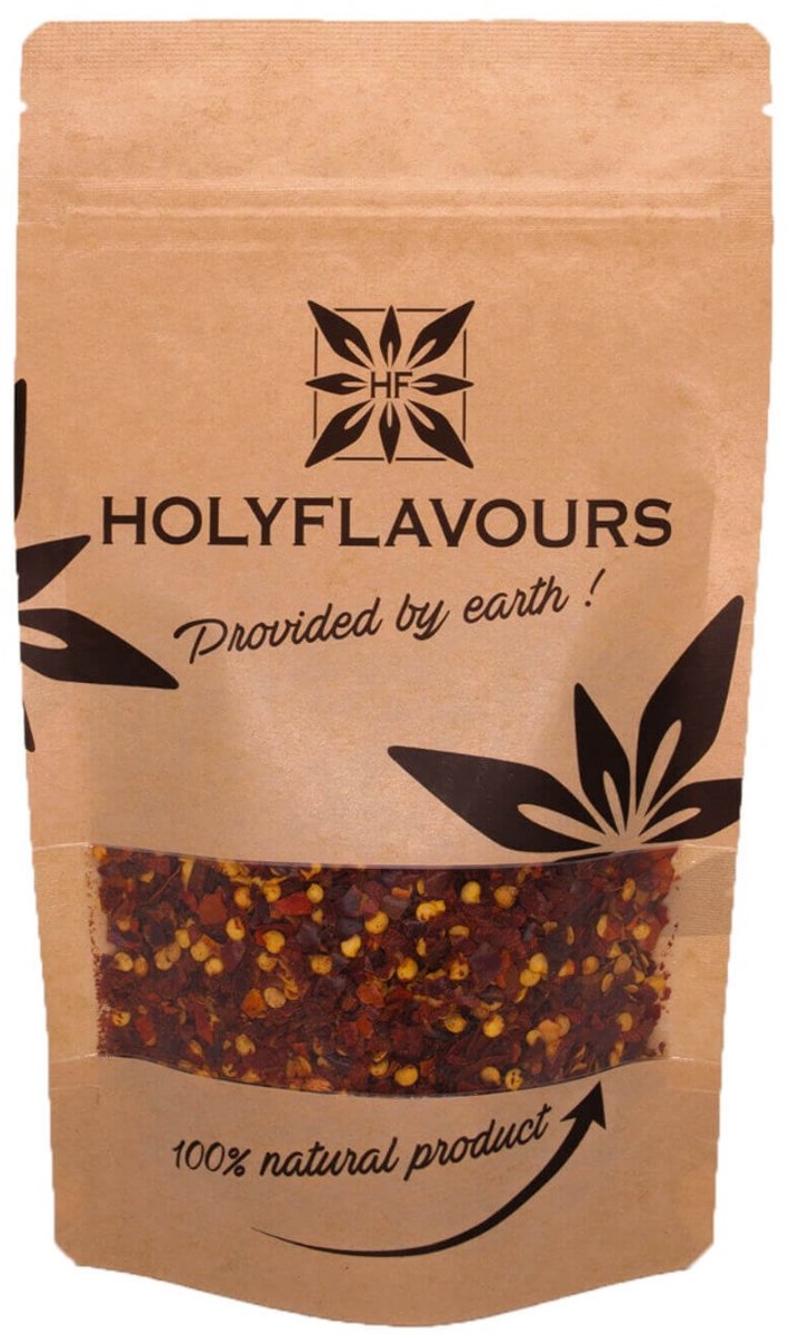 Goedkoopste Chili Crushed Kids 3000 SCU kiemarm - 100 gram - Holyflavours