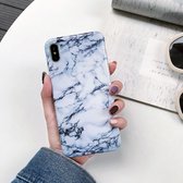 Volledige dekking Glossy Marble Texture Schokbestendige TPU Case voor iPhone XS Max