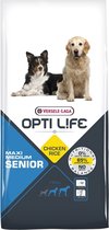 Opti life senior medium/maxi - 12,5 kg - 1 stuks