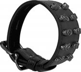 Ouch! Skulls and Bones - Bracelet with Skulls - Black