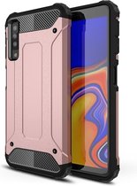 Samsung Galaxy A7 (2018) Hoesje - Mobigear - Outdoor Serie - Hard Kunststof Backcover - Roségoud - Hoesje Geschikt Voor Samsung Galaxy A7 (2018)