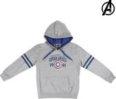 Uniseks Hoodie The Avengers 74133 Grijs Grijs