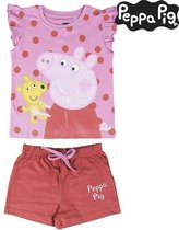 Zomerpyjama Peppa Pig Roze Rood