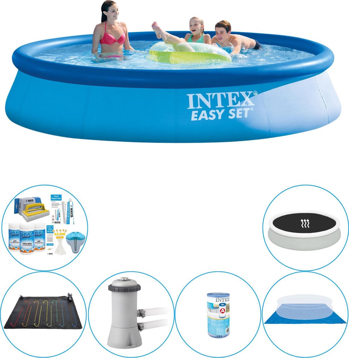 Easy Set Rond 396x84 cm - Slimme Zwembad Deal