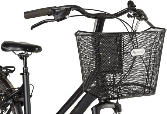 Fastrider Betuwe Fietsmand - Handgemaakte fietsmand - Geleverd met FastLock houder voor bevestiging aan stuurpen - Metaal - 15 liter - Zwart van FastRider — afbeelding 5