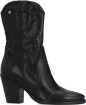 Notre-V 01-423 Enkellaarsjes - Enkelboots - Dames - Zwart - Maat 41