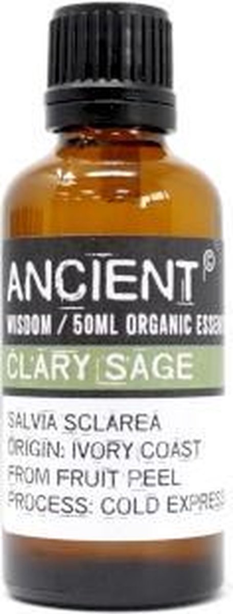 Goedkoopste Biologische Etherische Olie Muskaat Salie - 50ml - Essentiële Oliën - Aromatherapie - Essentiële Muskaat Salie Olie