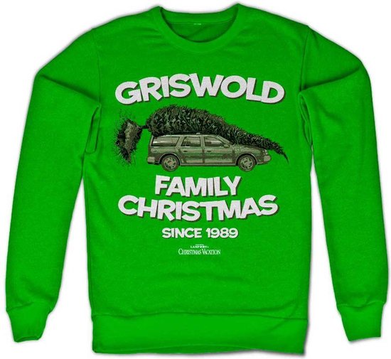 National Lampoon's Christmas Vacation Sweater/trui Griswold Family Christmas Groen