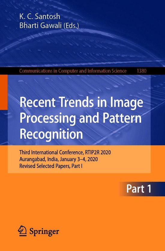 Springer Nature Proceedings Computer Science 1 - Recent Tren ... - cover
