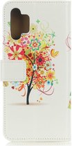 Samsung Galaxy A32 5G Hoesje Portemonnee met Tree Print