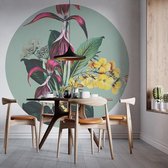 Behangcirkel Utopia 2 Pale green 80 cm doorsnede