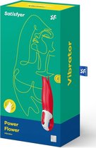 Power Flower Vibrator - Red - Classic Vibrators - Design Vibrators