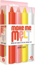 Make Me Melt Sensual Candles - Pastel - Bondage Toys