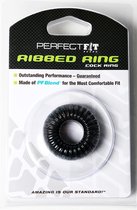 Ribbed Ring - Black - Cock Rings