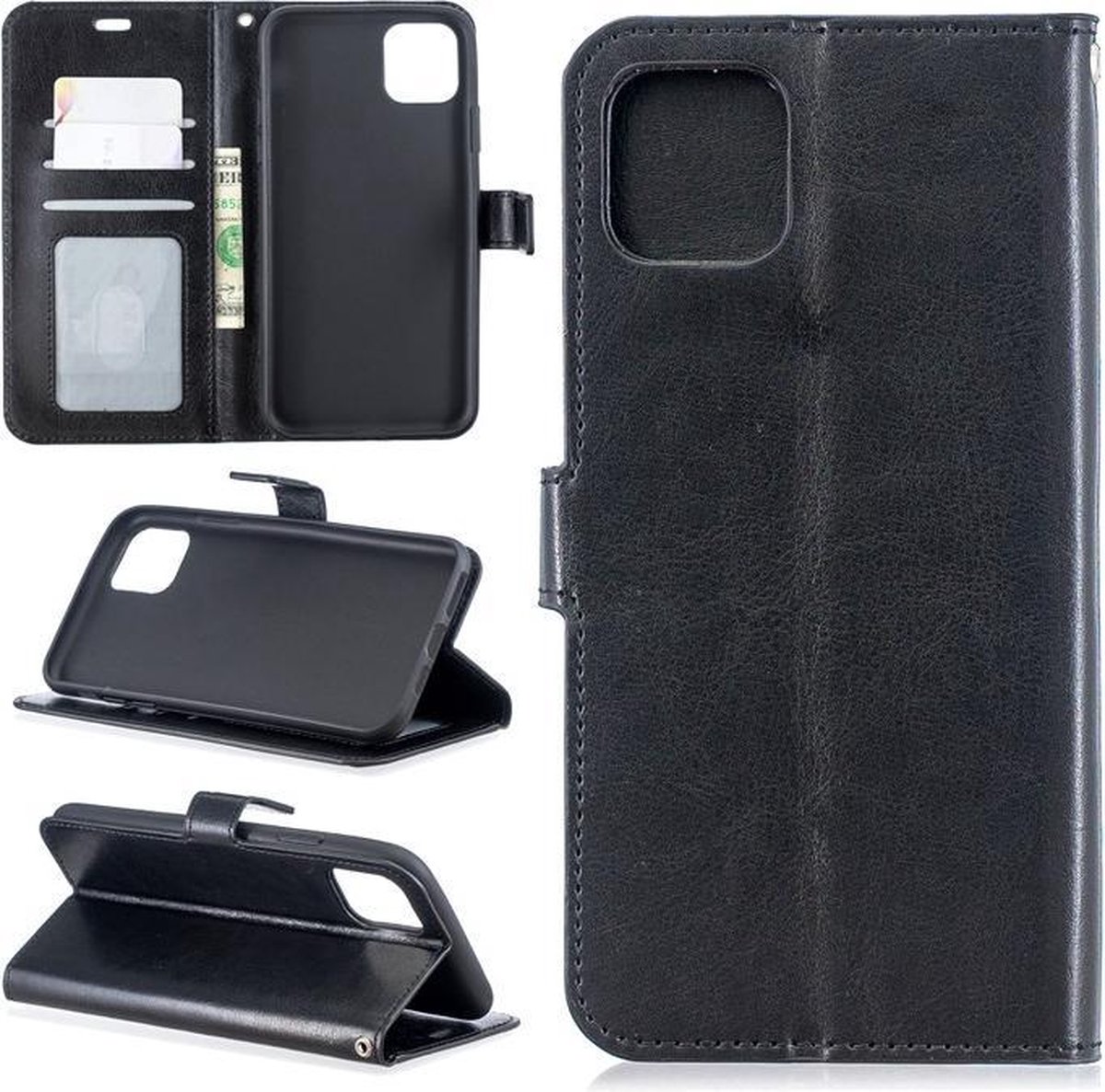 Portemonnee Book Case Hoesje Geschikt voor: Samsung Galaxy S20 FE 4G zwart