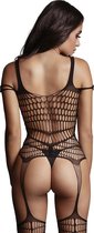 Shredded Bodystocking - Black -  - O/S - Lingerie For Her - Bodystockings