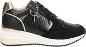 Mexx Gena Lage sneakers - Dames - Zwart - Maat 36