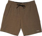 Volcom Packasack Lite 19 Hybrid Boardshort - Tarmac Brown