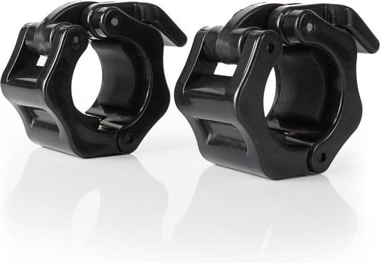 ScSPORTS® Haltersluiting 30 mm - Halter clips - Set van 2 - Zwart - Sterk  en betrouwbaar