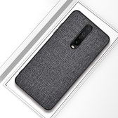 Voor Xiaomi Redmi K30 schokbestendige stoffen beschermhoes (grijs)
